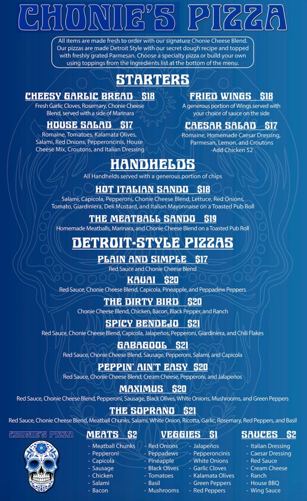 chonies pizza